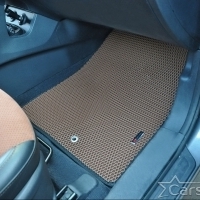 Коврики текстильные на Hyundai Santa Fe III 3 ряда (2012-2018)