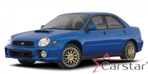 Комплект ковриков в салон Subaru Impreza II (2000-2007)