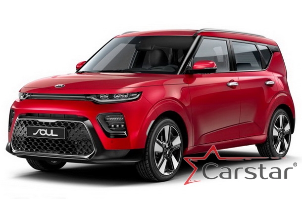 Двухслойные коврики EVA для Kia Soul III (2019->)