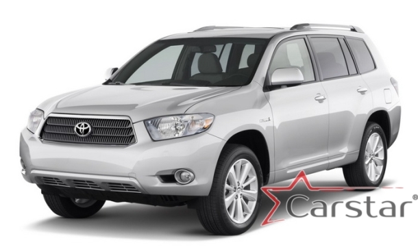 Двухслойные коврики EVA для Toyota Highlander II 3 ряда (2007-2013)