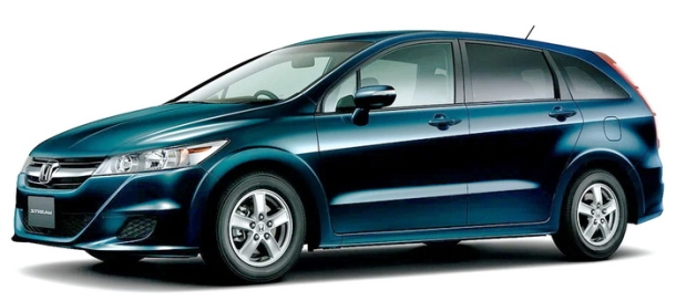 Текстильные коврики для Honda Stream II пр.руль (2006-2014) 