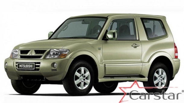 Автомобильные коврики EVA 3D для Mitsubishi Montero III 3D (2000-2006) 