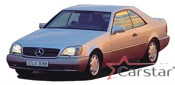 Автомобильные коврики EVA 3D для Mercedes-Benz CL-klasse I C140 (1992-2000)