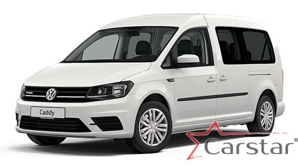 Автомобильные коврики EVA 3D для Volkswagen Caddy IV Maxi (2015->)